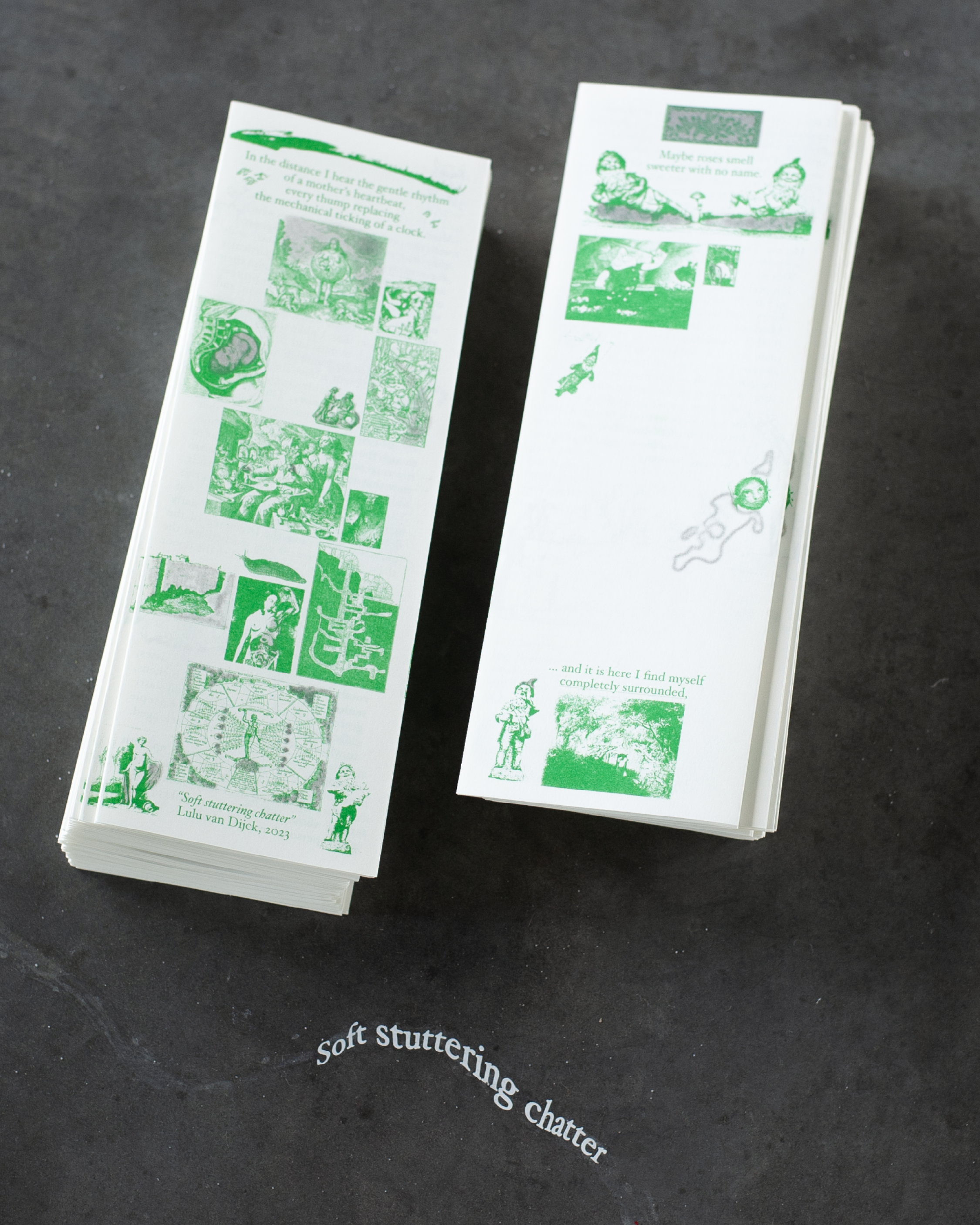 soft stuttering chatter